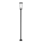 Z-Lite Sheridan 1 Light Outdoor Post Mounted Fixture, Black And Seedy 594PHBS-536P-BK - alternate 7